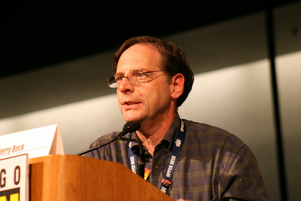 Jerry Beck introduces the Worst Cartoons Ever screening at Comic-Con 2008.