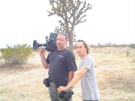 Royce Allen Dudley (I), James Cahill (II), on location for 