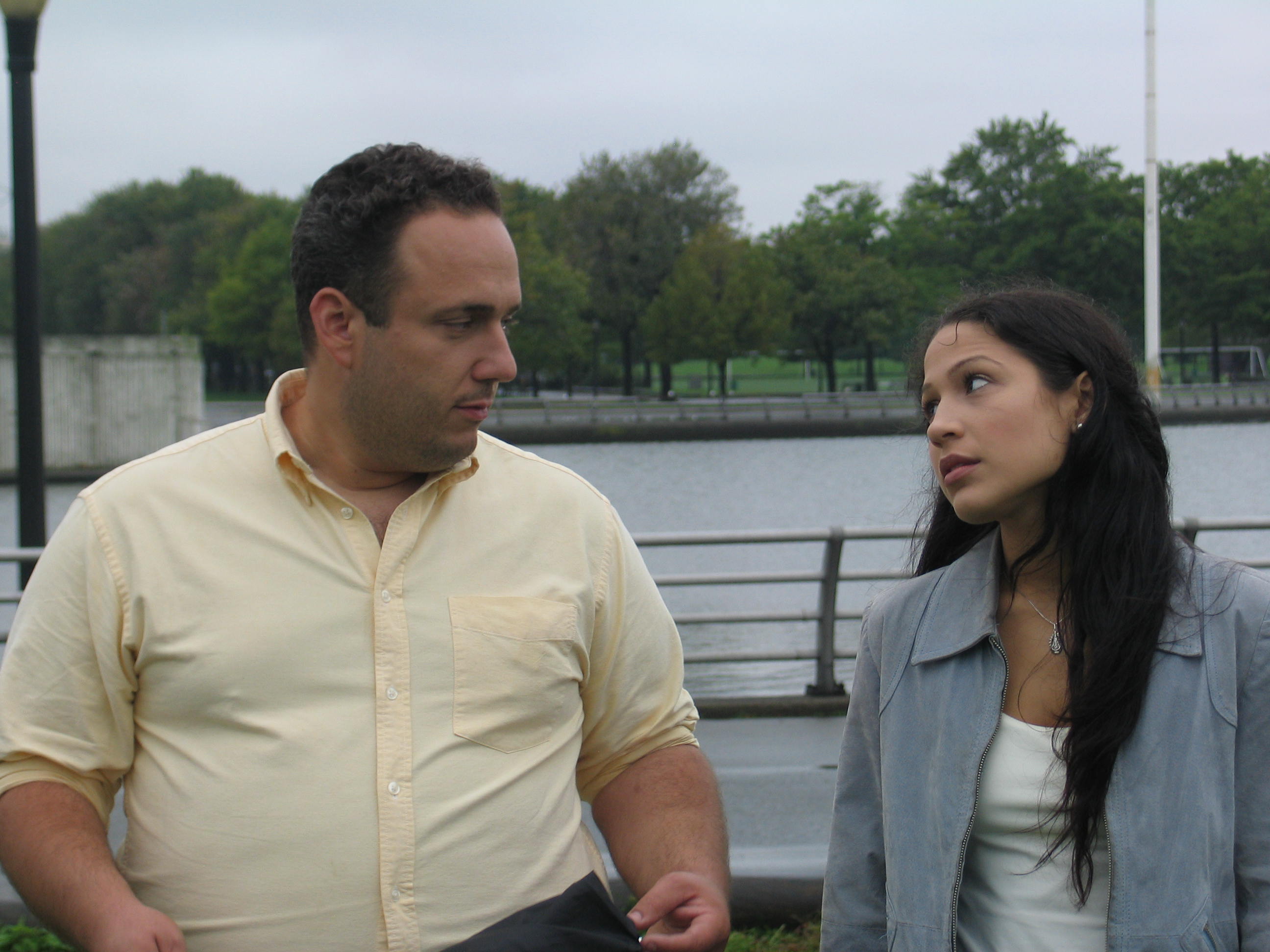 Carmine Famiglietti and Jennifer Peña. 