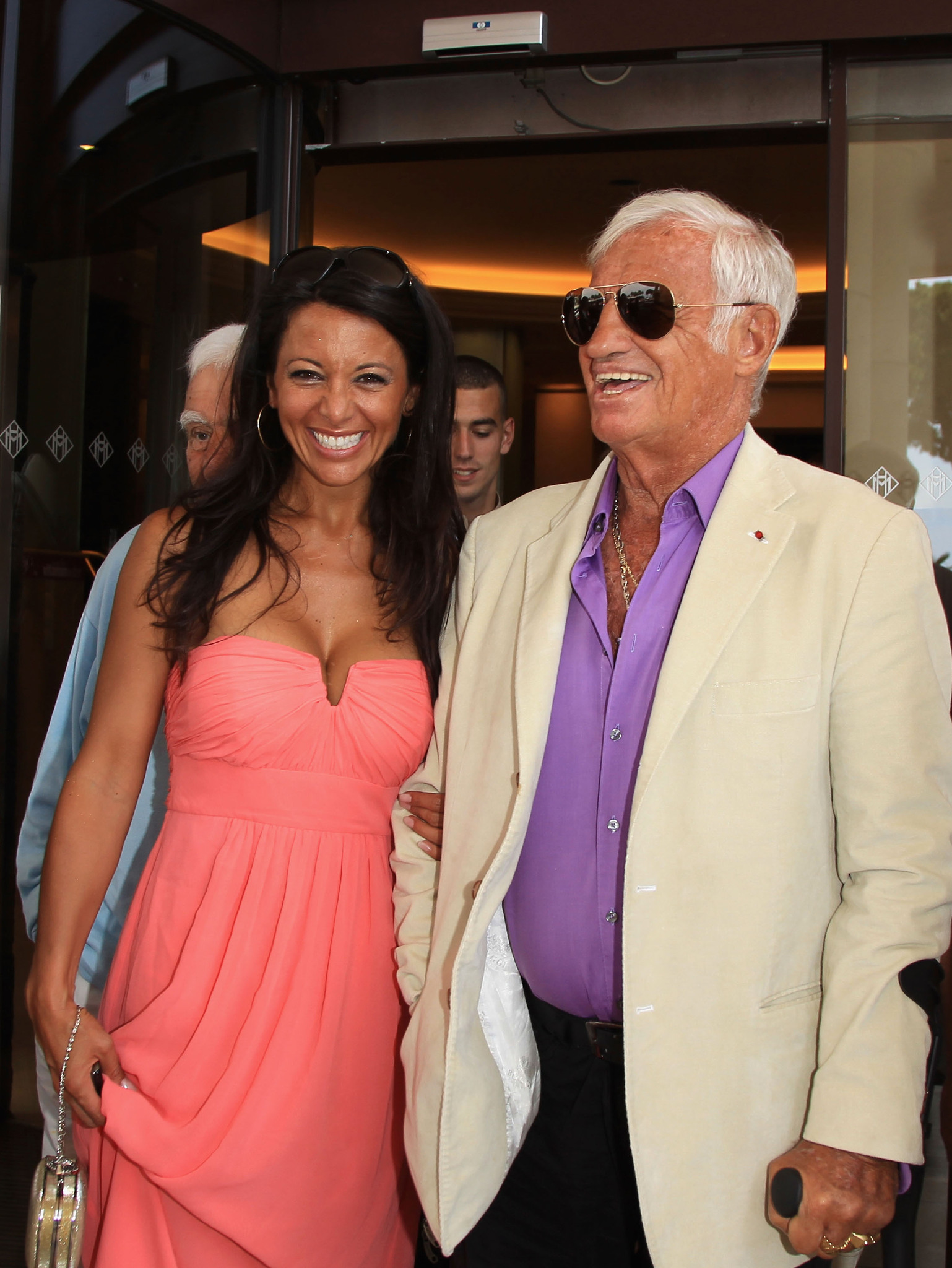 Jean-Paul Belmondo and Barbara Gandolfi