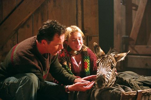 Still of Bruce Greenwood and Hayden Panettiere in Racing Stripes (2005)