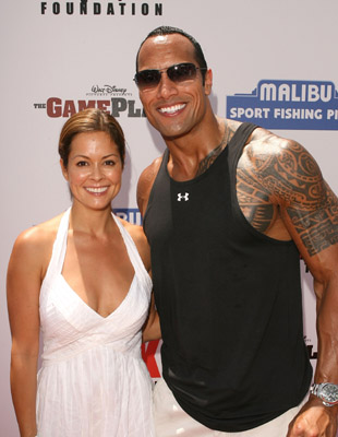 Dwayne Johnson and Brooke Burke-Charvet