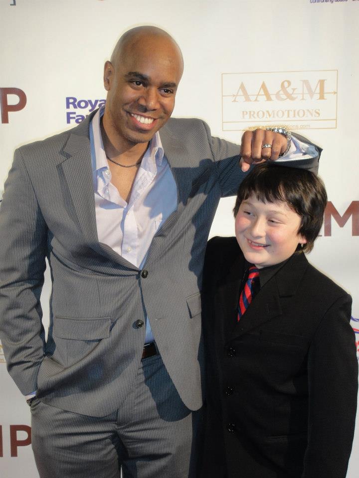 Asante Jones and Matthew Jacob Wayne at the world premier of CAMP