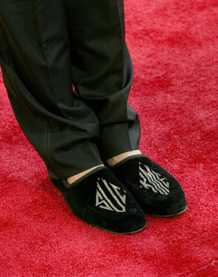 Carson Kressley's monogrammed slippers