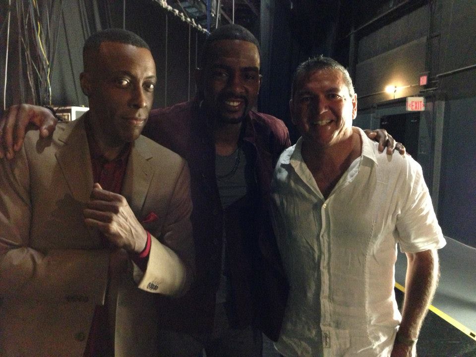 At the Arsenio Hall show promoting Bill Bellamy's Ladies Night Out DVD release.