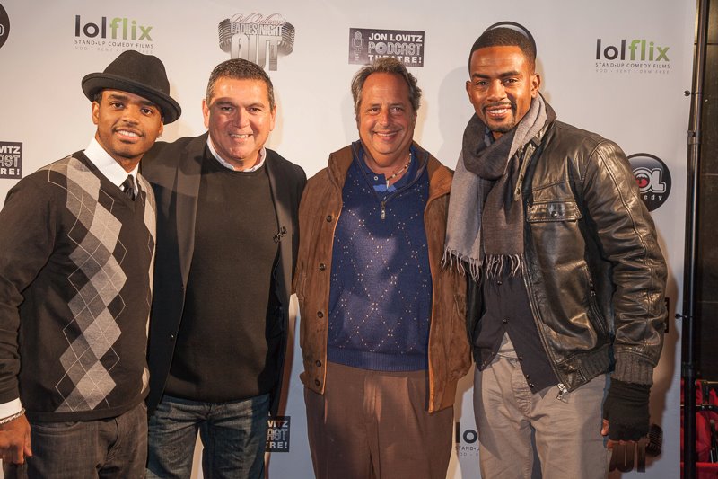 Lorenz Tate, Scott Montoya, Jon Lovitz, Bill Bellamy at the premiere of Ladies Night Out.