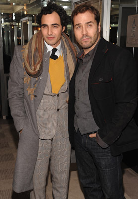 Jeremy Piven and Zac Posen at event of The Wrestler (2008)