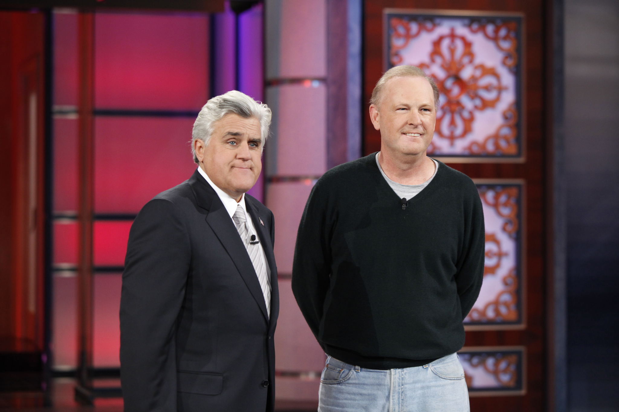 Jay Leno and Timothy Stack