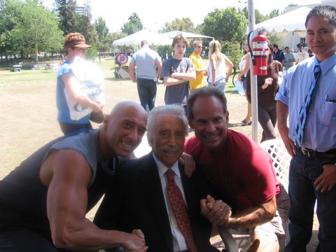Nick Stellate with Joe Weider and Mike Torchia