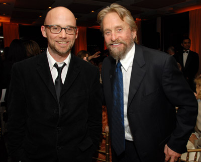 Michael Douglas and Moby
