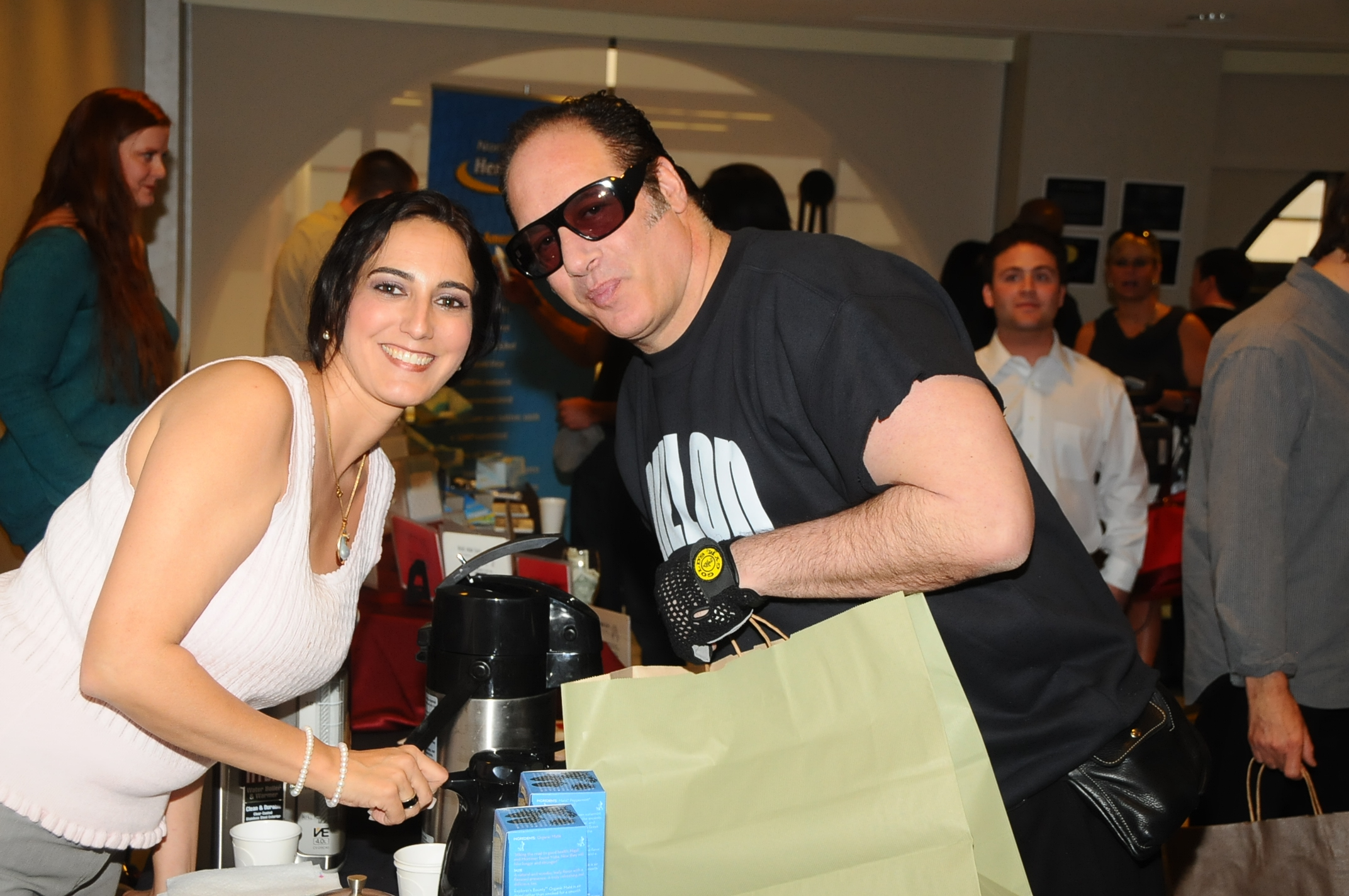 Actor Andrew Dice Clay and Executive Producer Heather R Holliday - Academy Awards