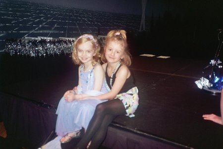 Darcy Rose Byrnes and Lola Forsberg at the 2005 CARE Awards at Universal Studios.