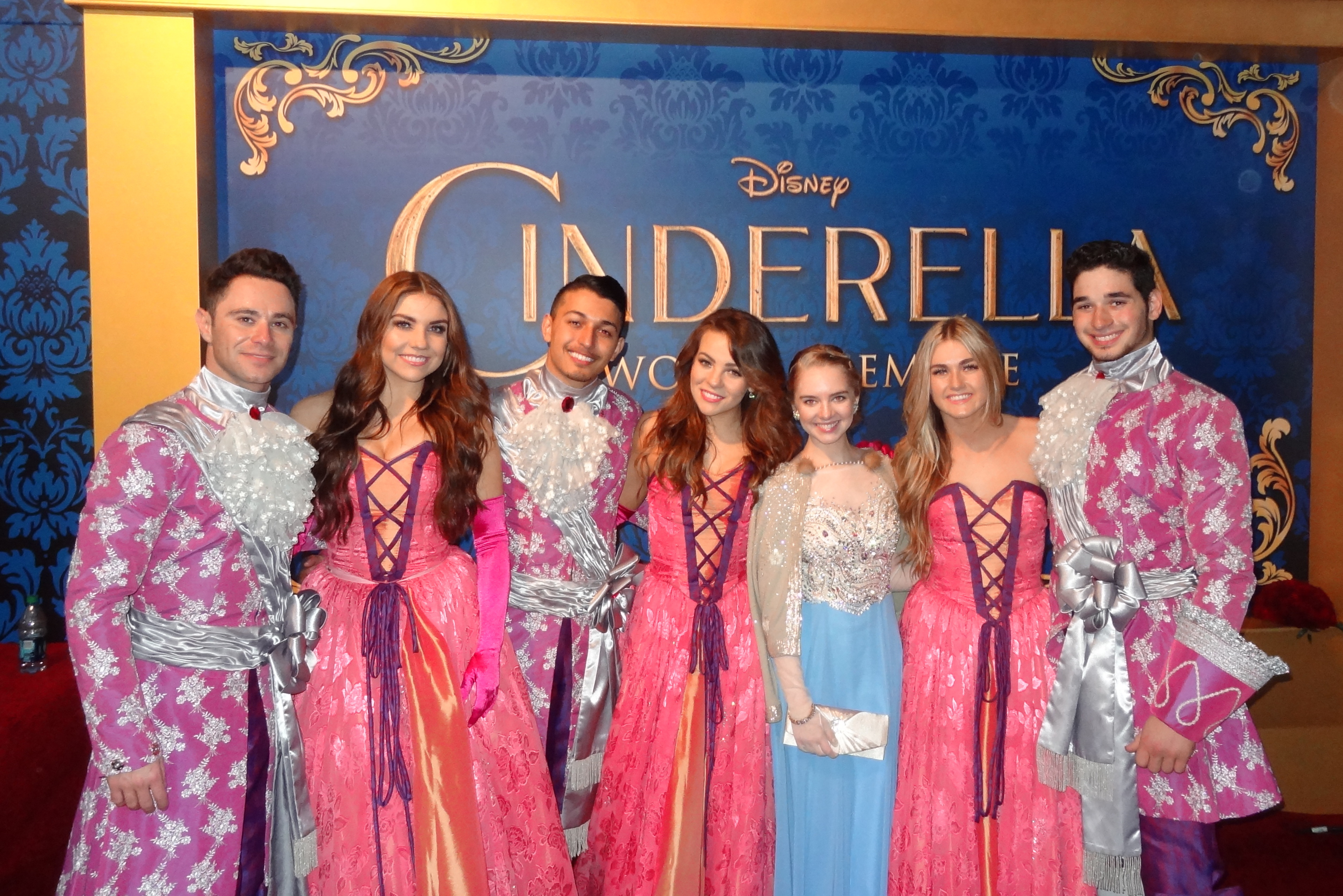 Darcy Rose Byrnes at the World Premiere of Disney's CINDERELLA (2015) (The El Capitan Theatre, Hollywood CA)