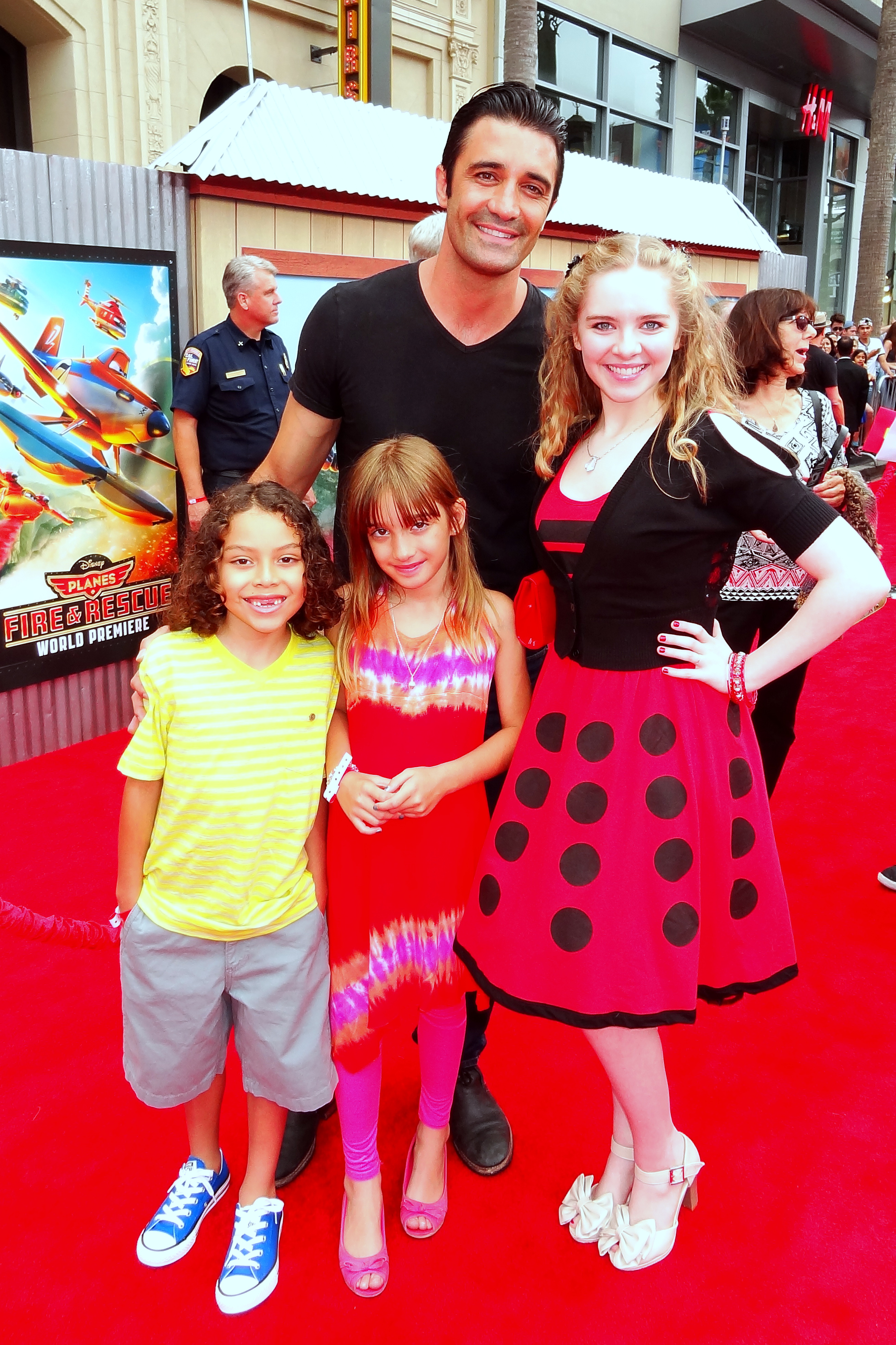Gilles Marini and Darcy Rose Byrnes at the Los Angeles Premiere of Disney's 