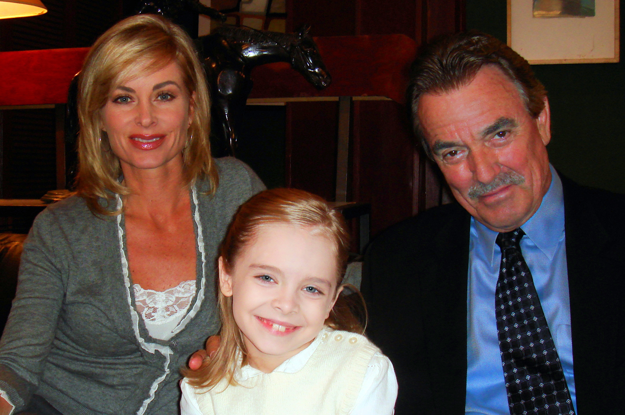 Eileen Davidson, Darcy Rose Byrnes and Eric Braeden (The Young and The Restless, 2006)