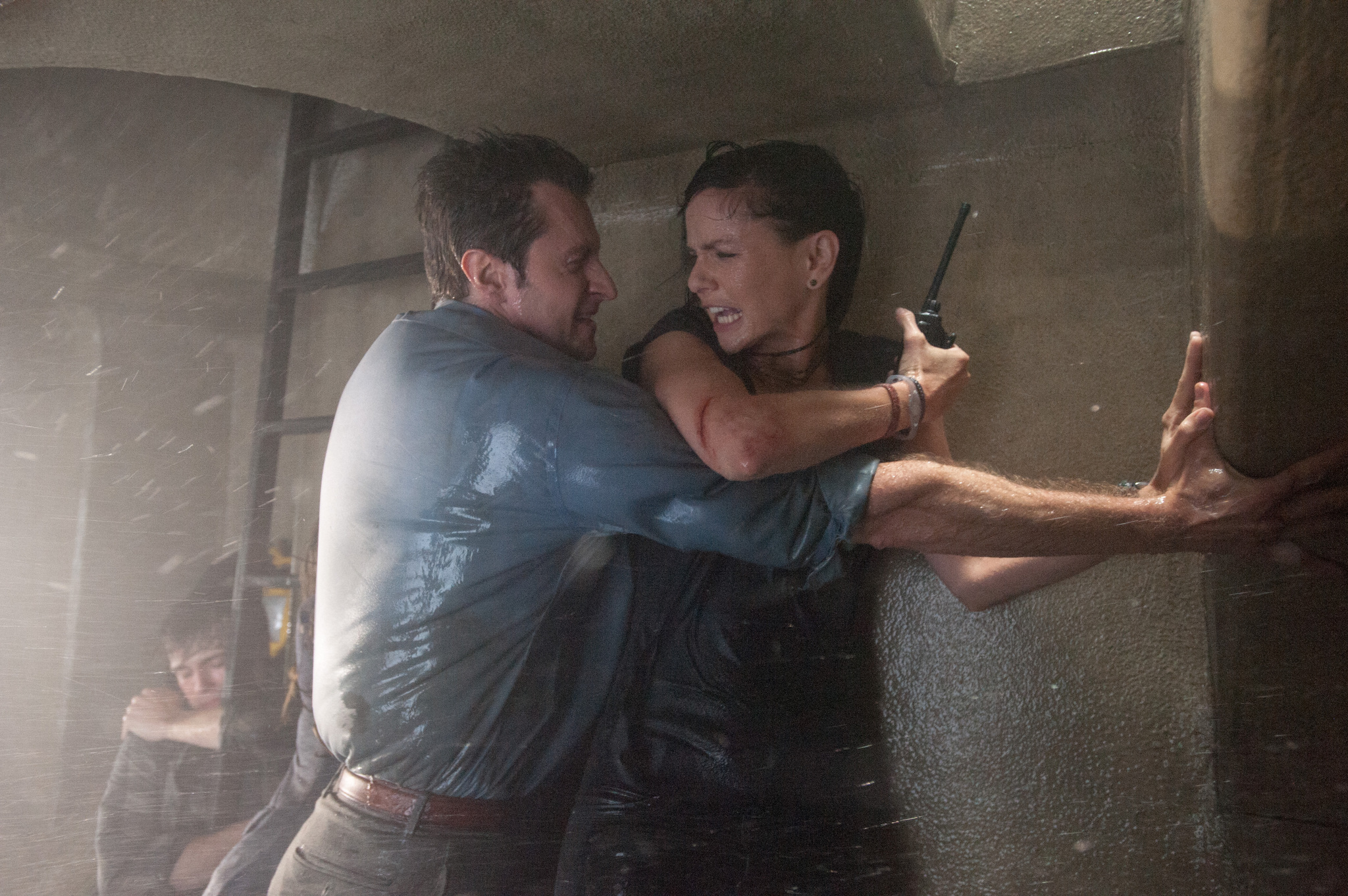 Still of Richard Armitage and Sarah Wayne Callies in Into the Storm (2014)