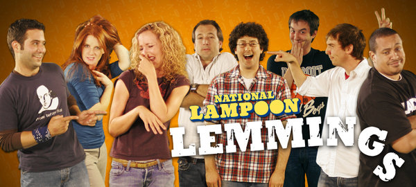 Cast Photo- National Lampoon Lemmings (Andy Goldenberg, Mark Gagliardi, Andie Bolt, Jen Cain, Sitara Falcon, Tommy O' Rourke, Mike Rosolio, and Lamont King)