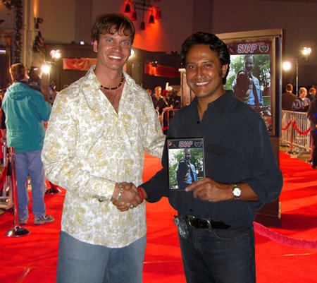 Chad Ridgely with SNAP Executive Producer and Director Pepi Singh Khara.