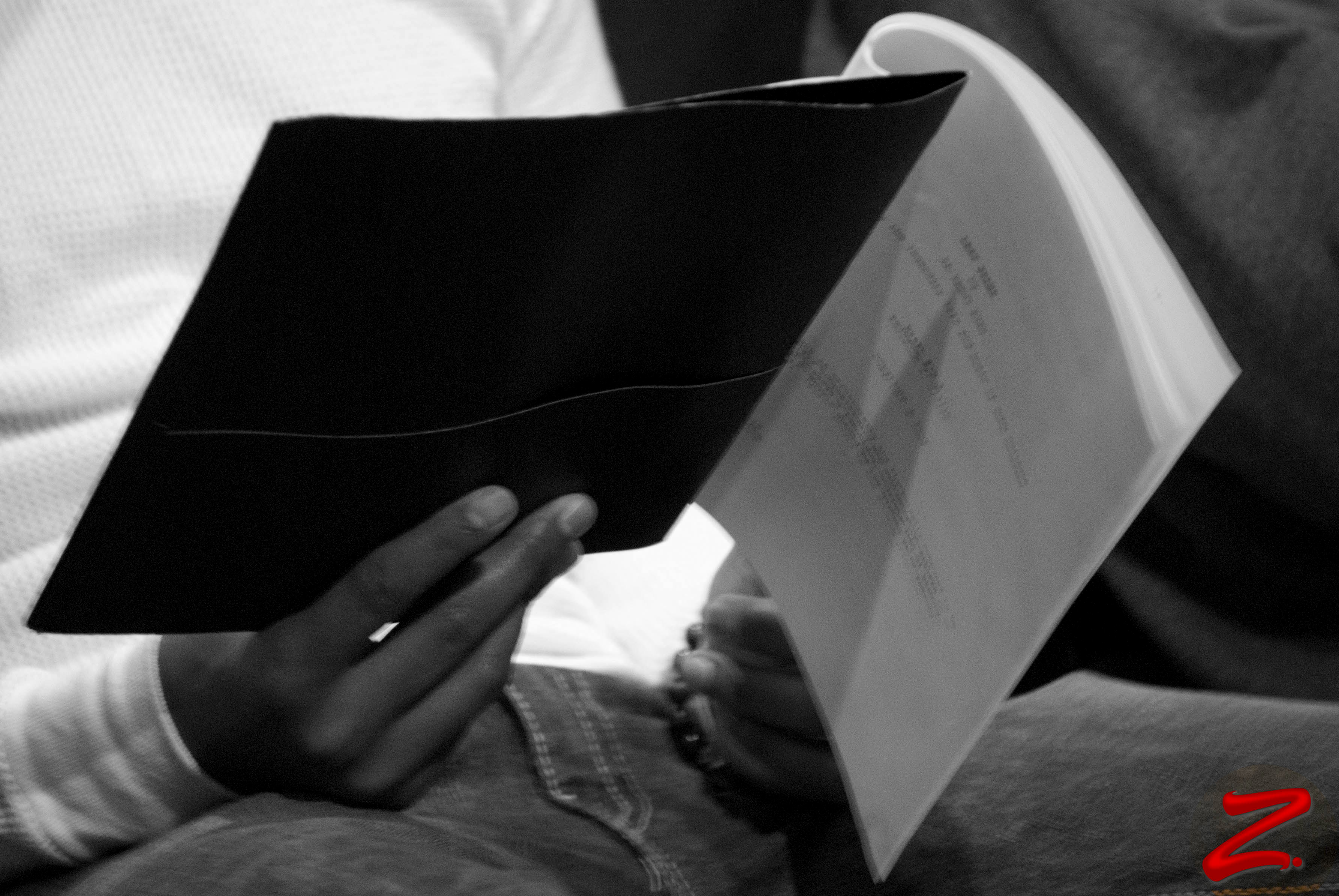 Ka'ramuu Kush in a staged reading of LAST TRANE, a short film inspired by John Coltrane