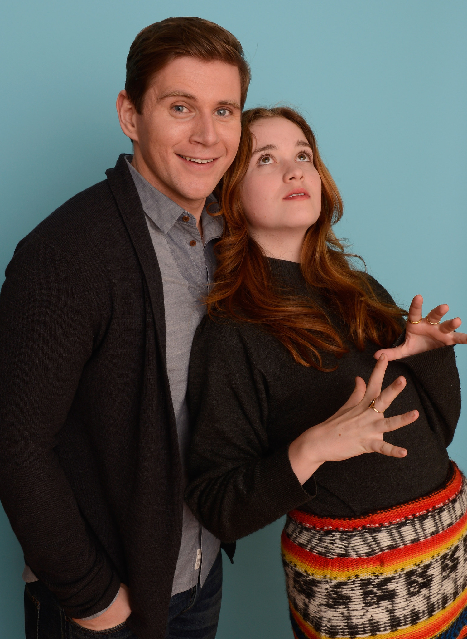 Allen Leech and Alice Englert at event of In Fear (2013)
