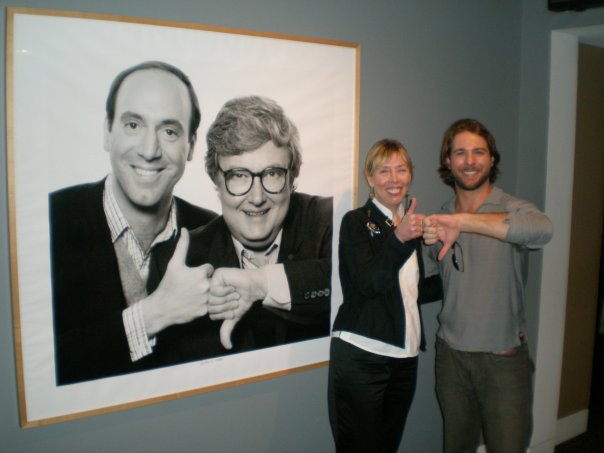Barbara Scharres and Director Joey Sylvester at Gene Siskel Film Center