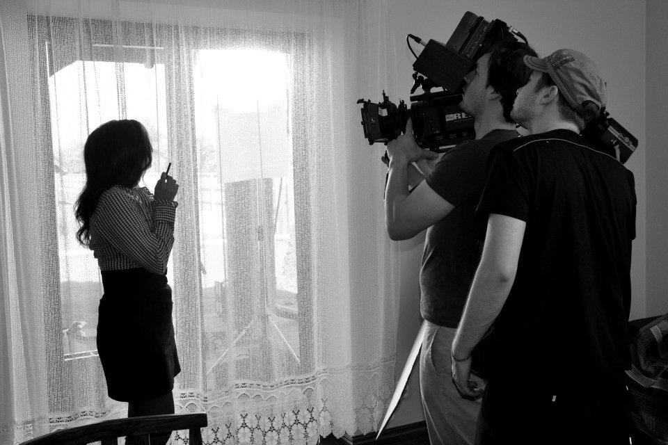Behind the scenes. Anna and Modern Day Slavery. Poland. 2012.