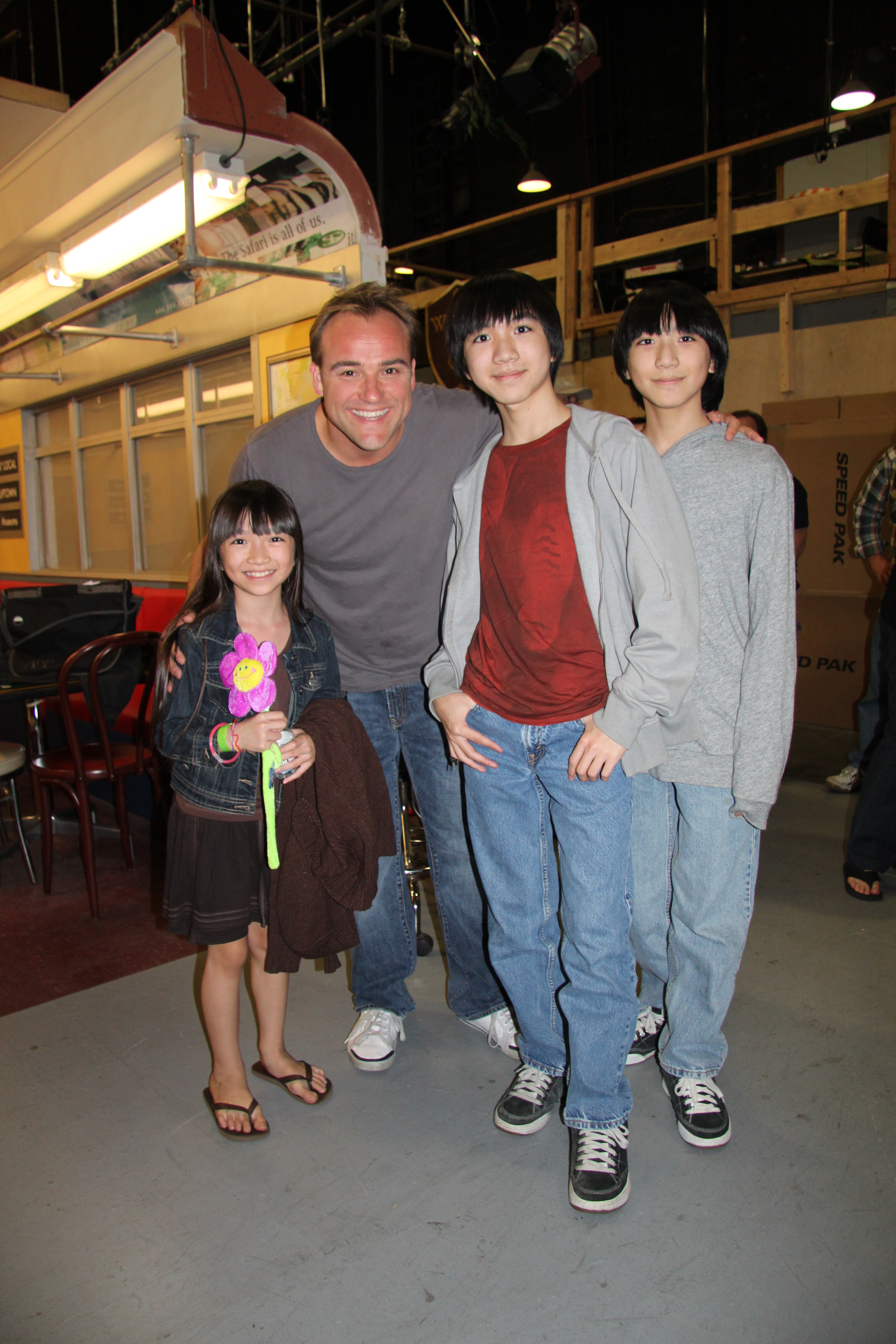 David DeLuise, Shawn Huang, Michael Huang, Misha Huang