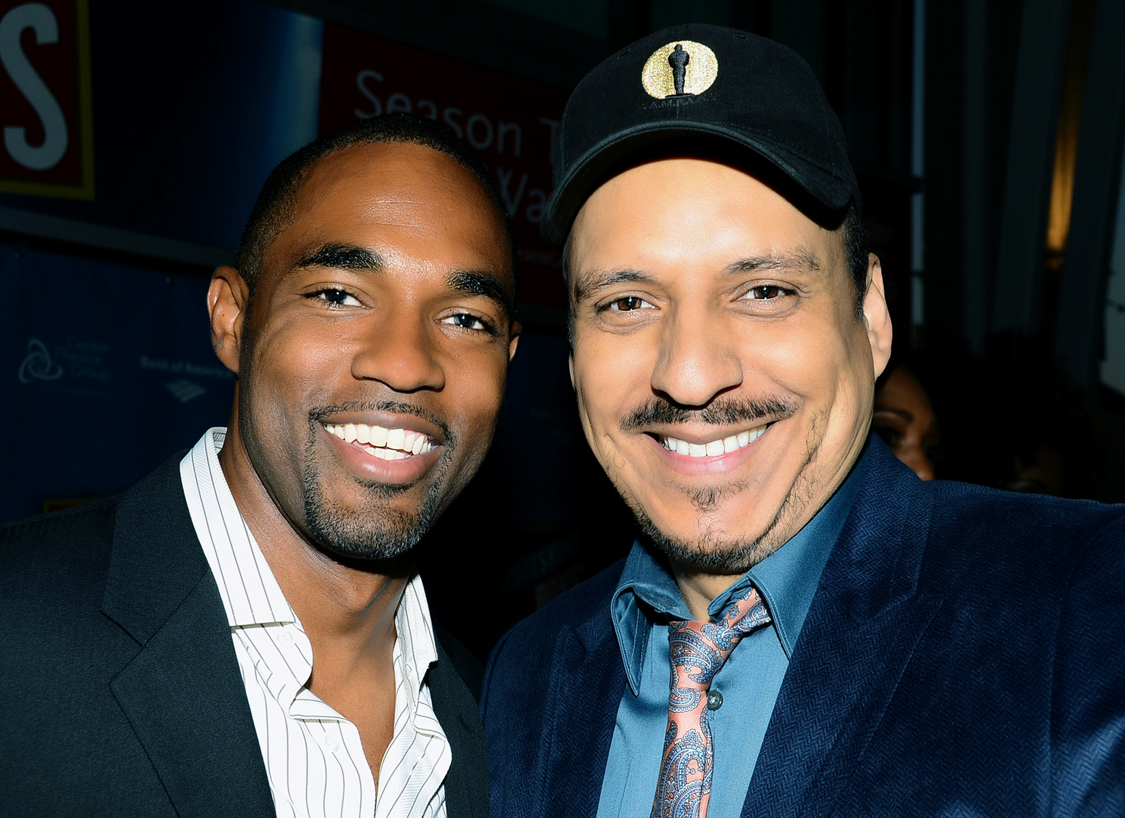 Actor Jason George (Grey's Anatomy|Mistresses) and Actor|Playwright|Screenwriter Mário Lara @ 