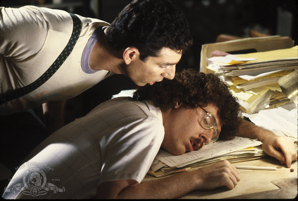 Still of Michael Richards and 'Weird Al' Yankovic in UHF (1989)