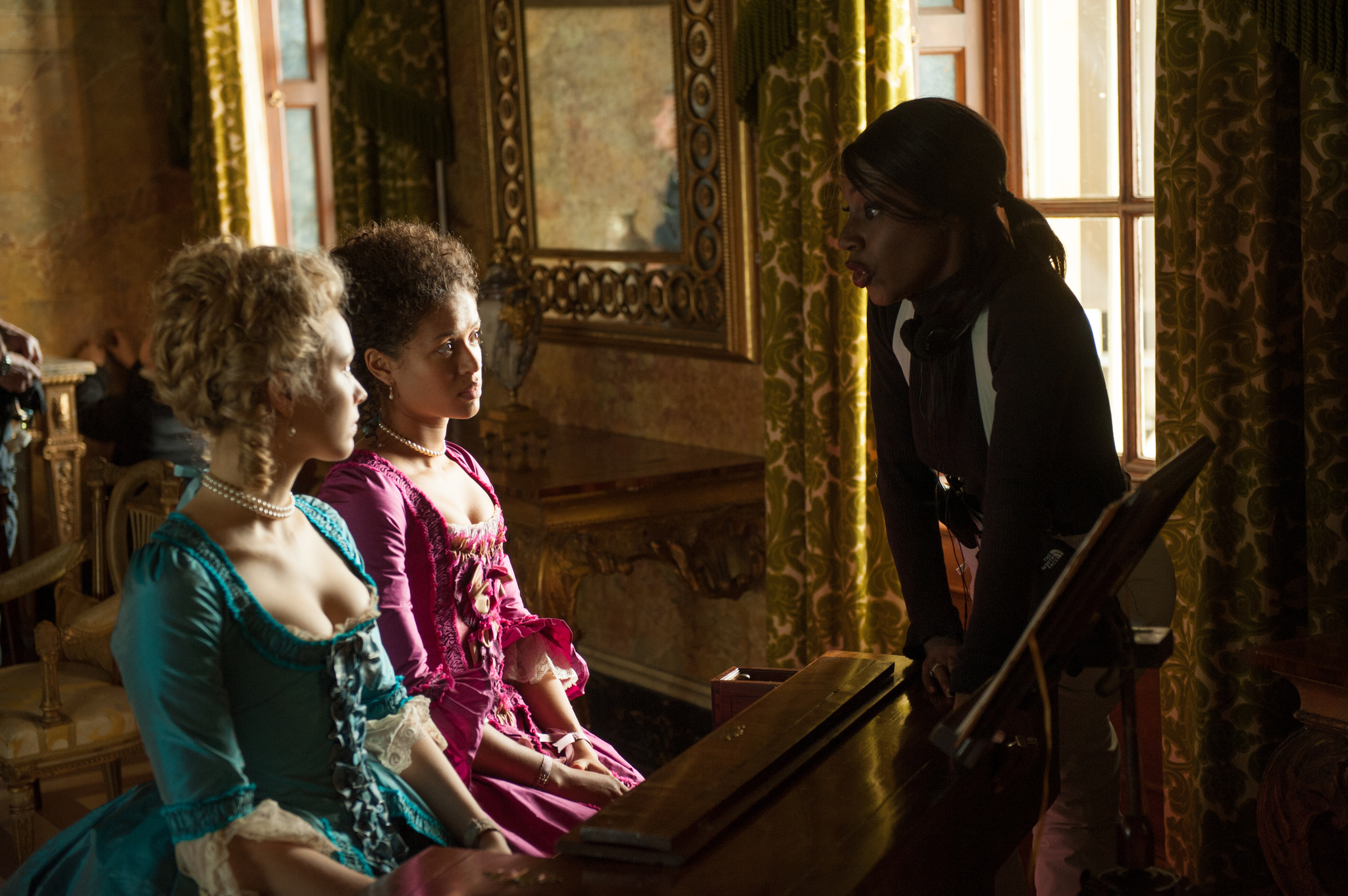 Sarah Gadon, Amma Asante and Gugu Mbatha-Raw in Belle (2013)