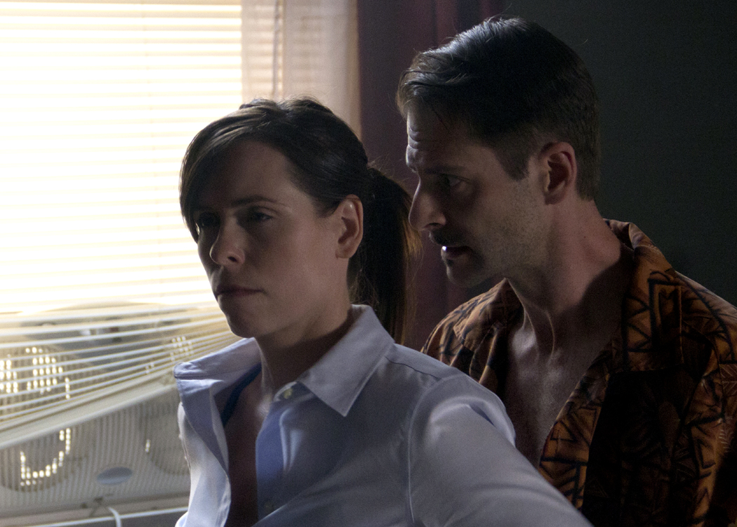 Buck Tibbet (Stephen Butchko) with Onica Morris (Deirdre Lyons) in Good Behavior.