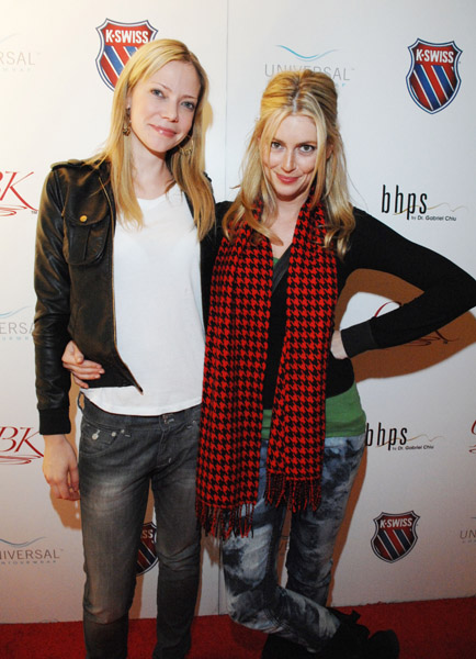 Riki Lindhome and Diora Baird at event of GBK's Oscar Lounge at SLS Hotel