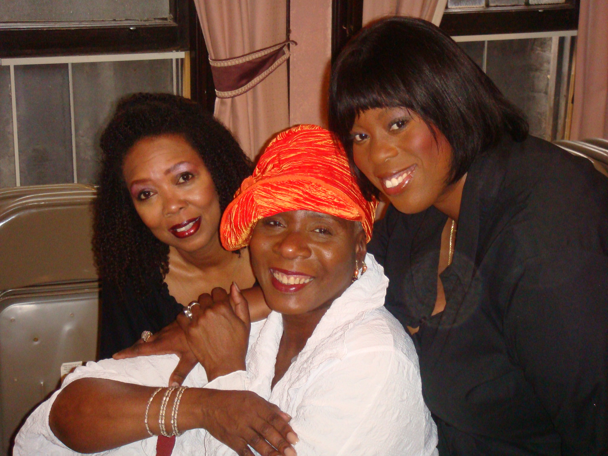 Me and my Best Girlfriends (Judith Mutunga & Marcia Pendleton) after the stage show, Reflections.