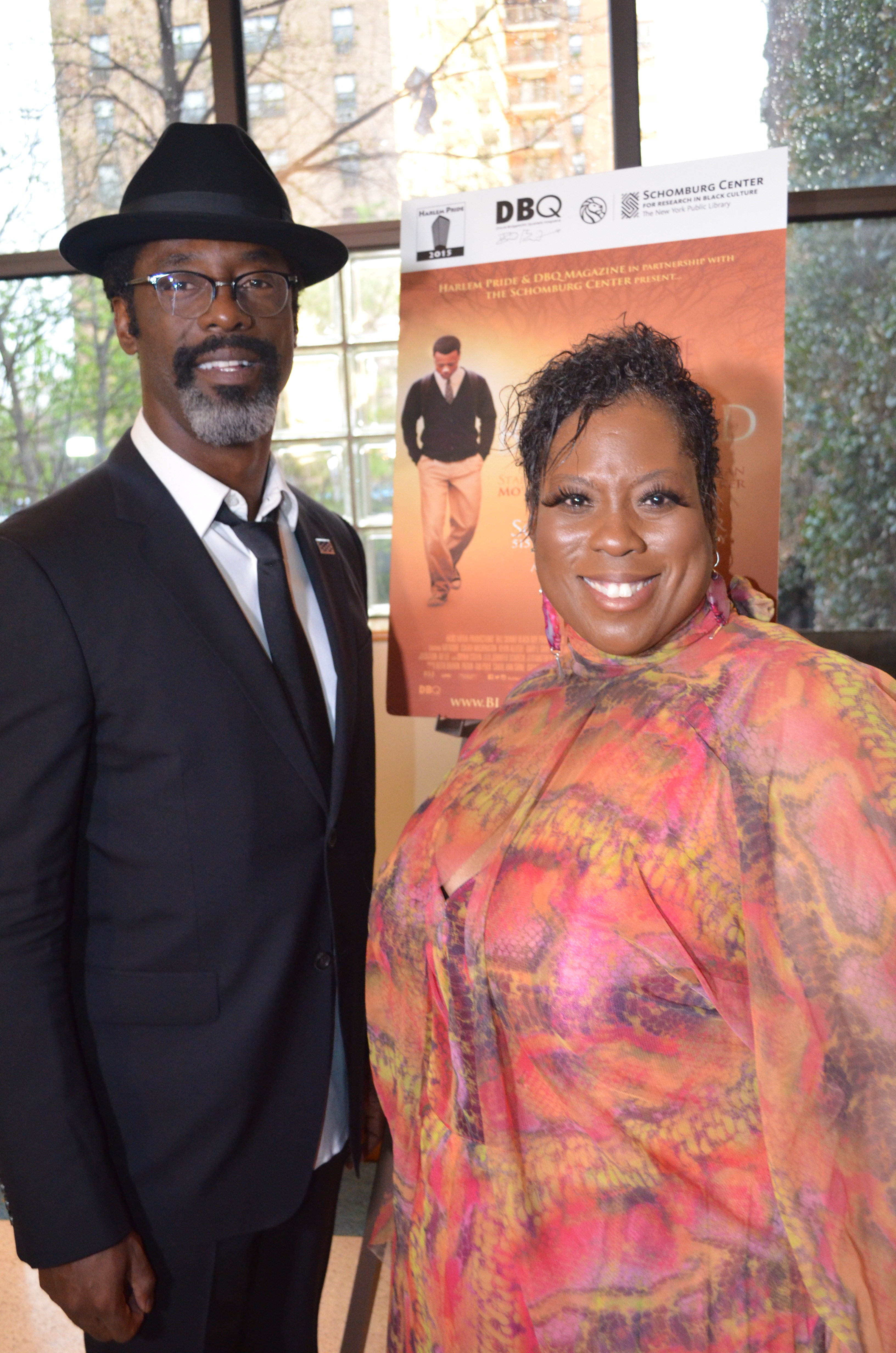 Having fun with Isaiah Washington