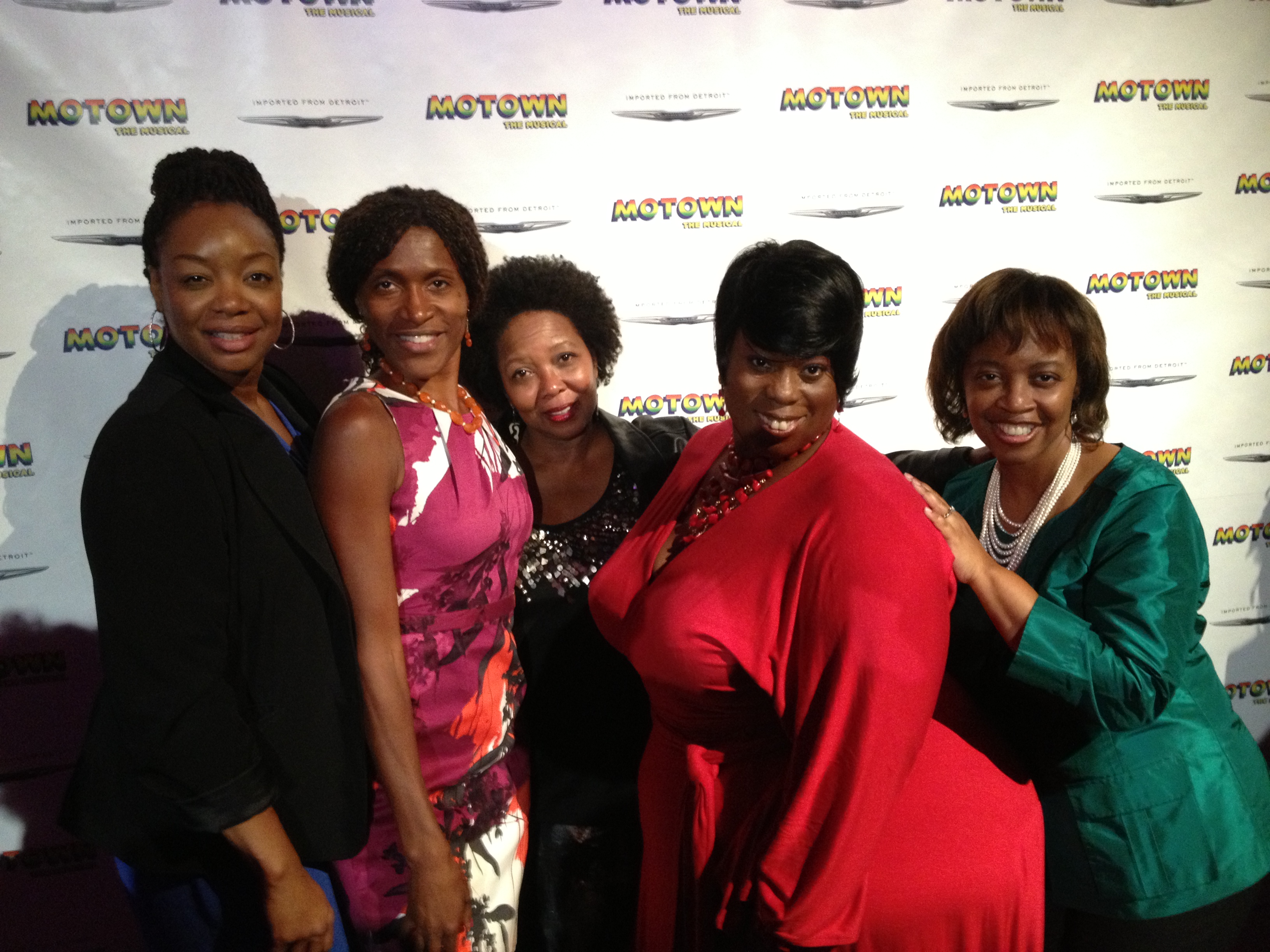 Me and the Girls for the Opening Preview Party for Motown on Broadway