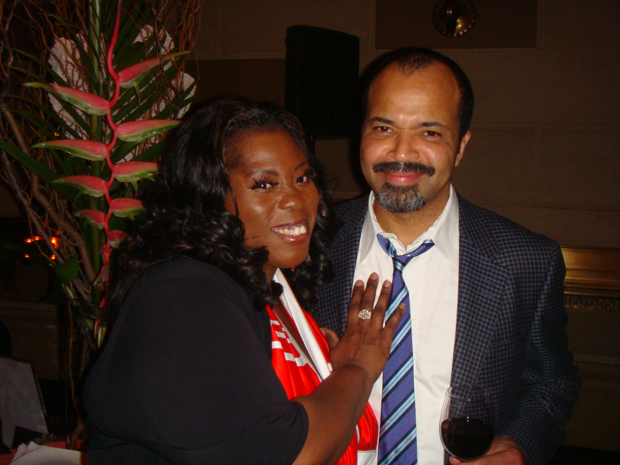 Jeffrey Wright and I at The Fela on Broadway Opening Night party