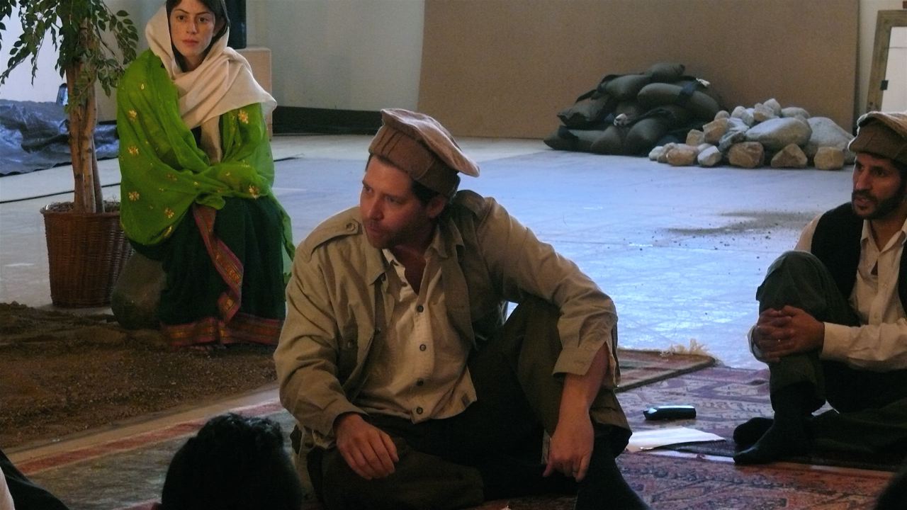 James Barbour and Assaf Cohen in Center Theatre Group workshop of Massoud The Lion of Panjshir