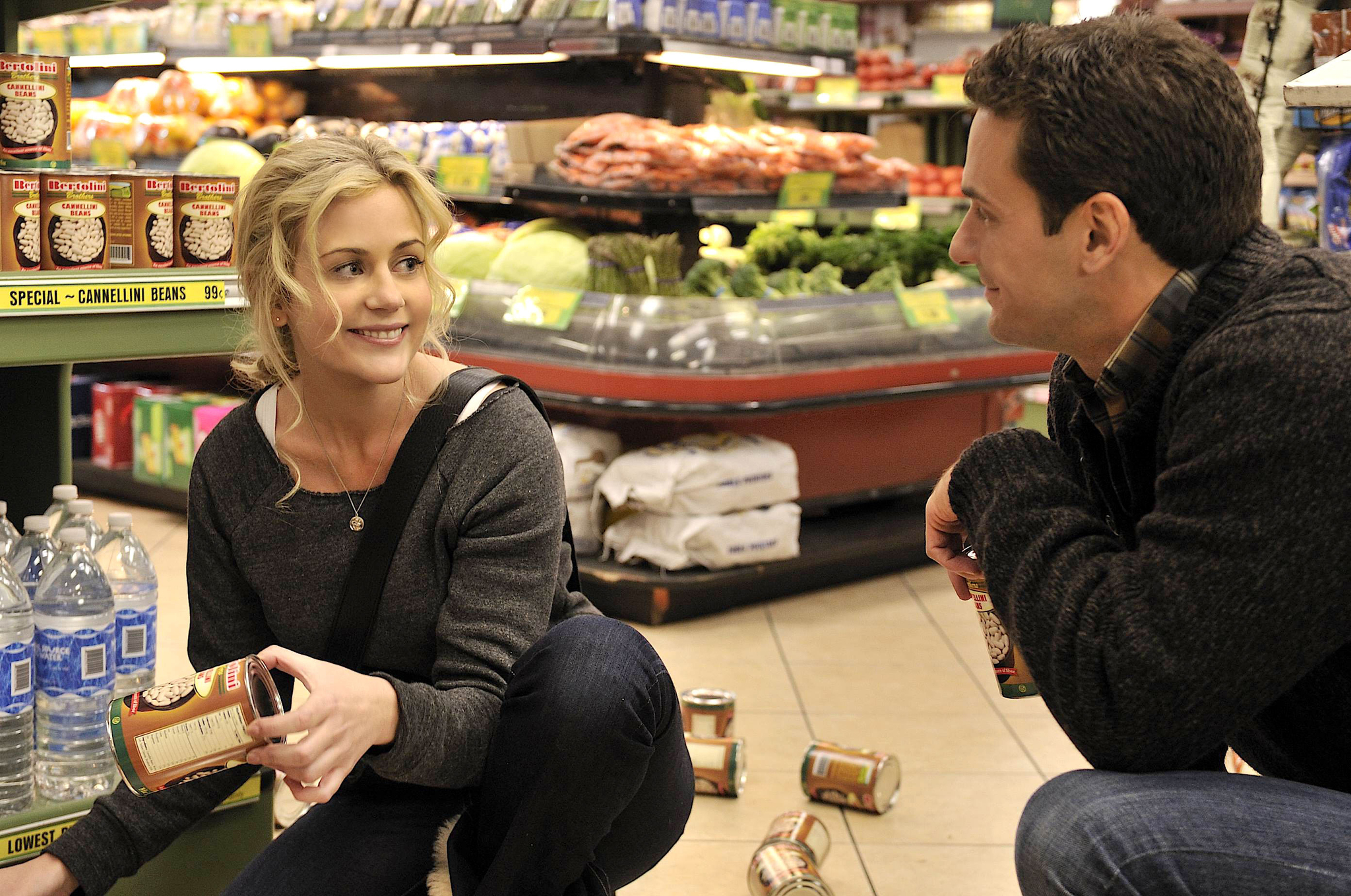 Still of Rachael Carpani and Chris J. Johnson in Against the Wall (2011)