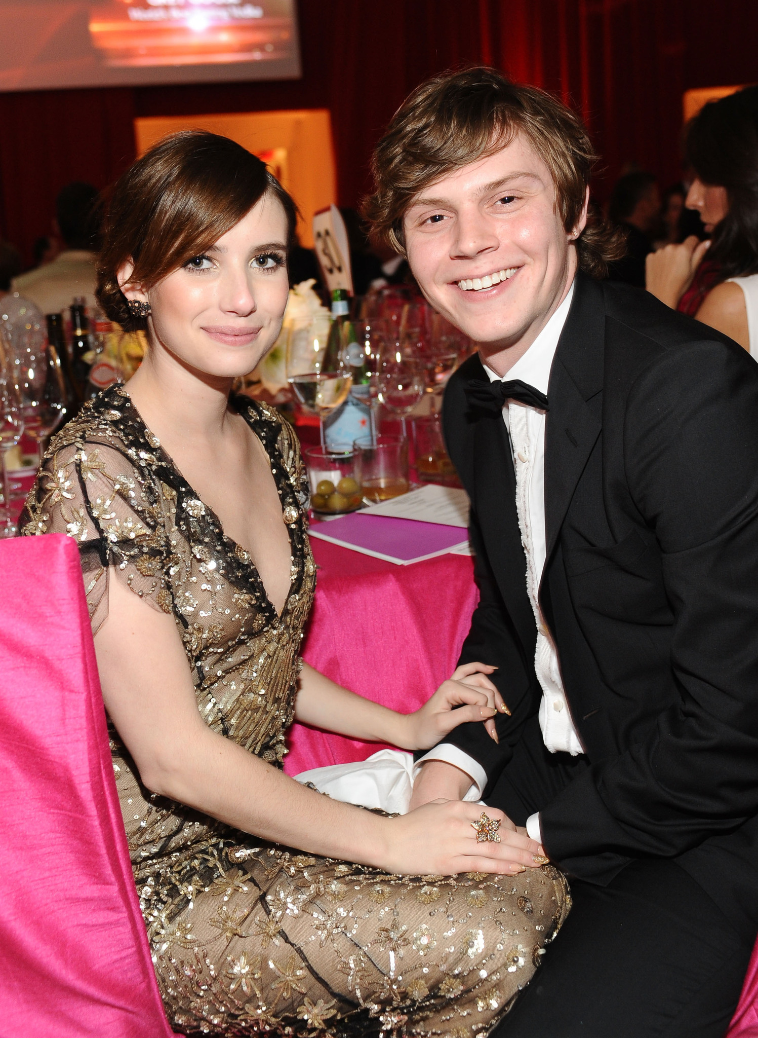 Emma Roberts and Evan Peters