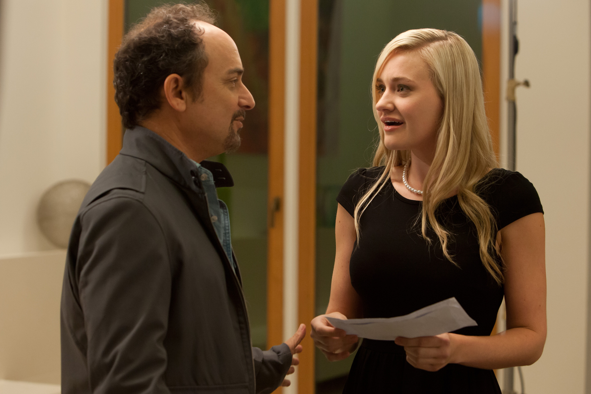 Still of Kevin Pollak and AJ Michalka in Grace Unplugged (2013)