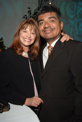 George Lopez and Kathy Prinze