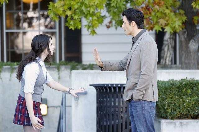 Still of Vanessa Marano and Gilles Marini in Switched at Birth (2011)