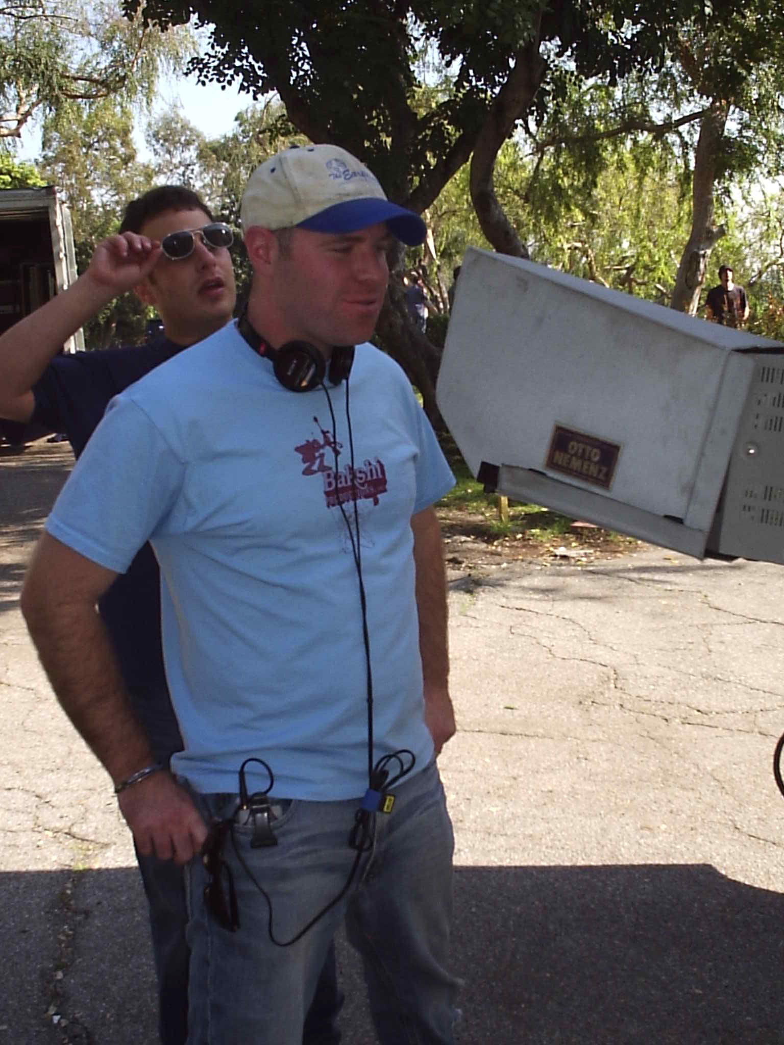 Jonathan Yudis on Set in Mojave Desert