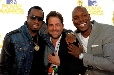 Sean Combs, Brett Ratner and Tyrese Gibson