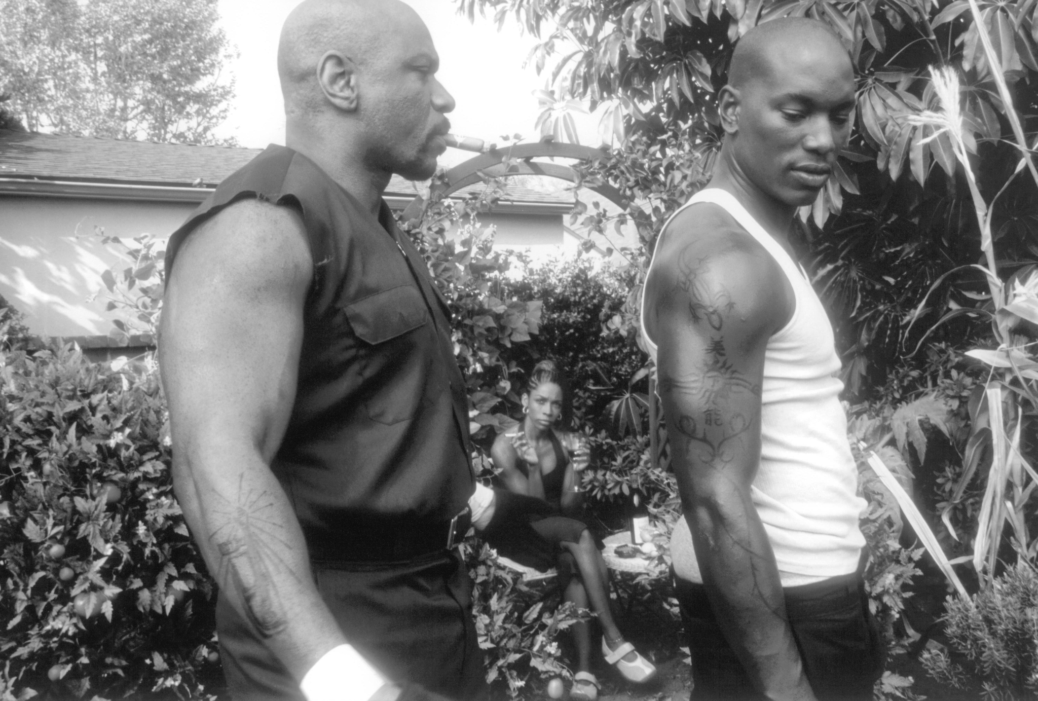 Still of Ving Rhames and Tyrese Gibson in Baby Boy (2001)