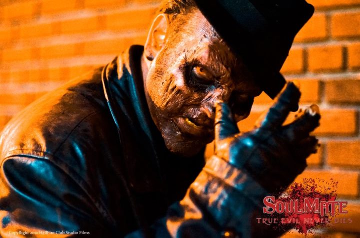 Daniel Ross as Jack The Ripper in Soulmate: True Evil Never Dies.