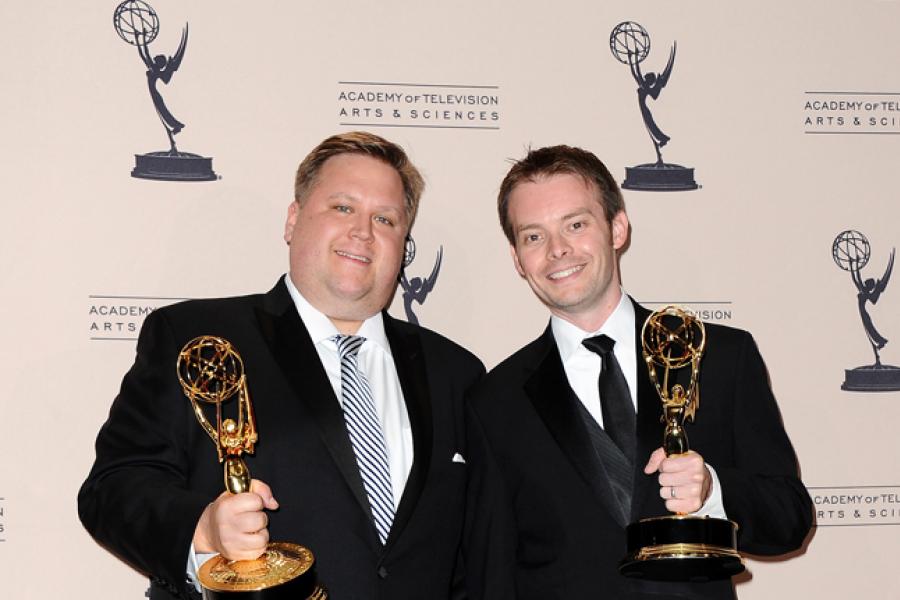 Tim W. Kelly & Jonathan Soule at the 65th Primetime Creative Arts Emmys