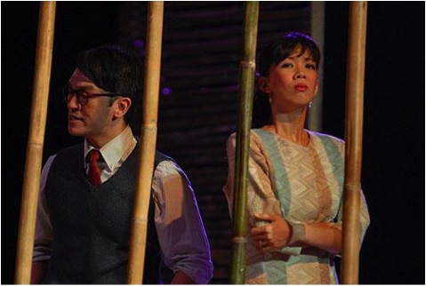 As Lena St. Clair in The Joy Luck Club, Repertory Philippines, Directed by Dr. Anton Juan