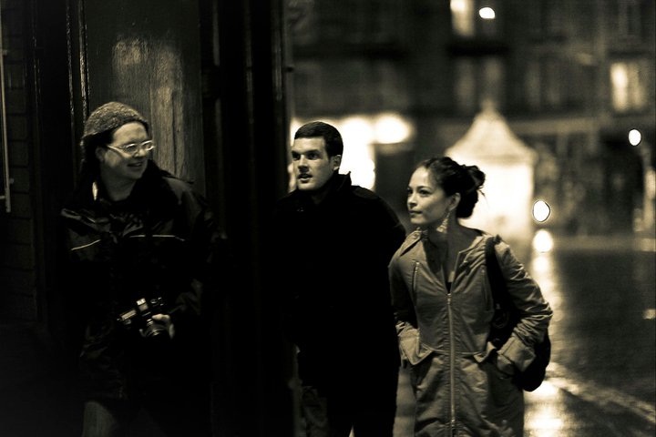 The streets of Leith, Edinburgh, Scotland. Rob Heydon, Adam Sinclair, Kristin Kreuk