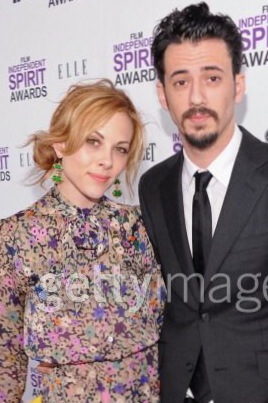 Julie Mond and her brother film producer and nominee Josh Mond attend the 2012 Independent Spirit Awards